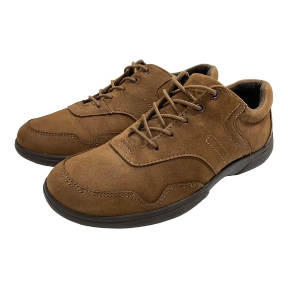 Easy Spirit True Spirit Oxfords Women's 6.5 M Bersh Brown Nubuck Leather EUC - Picture 2 of 10